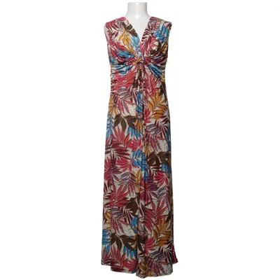 Långklänning (Blå, Rosa, Gul, Flerfärgad) från Amparo Elastan, Polyester