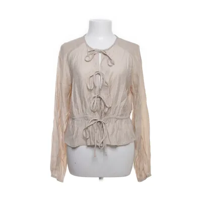 Wikkelblouse (Beige) van Frakment Polyester, Viscose