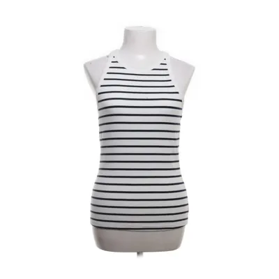 Tank Top (White, Blue) from Sézane Cotton, Elastane