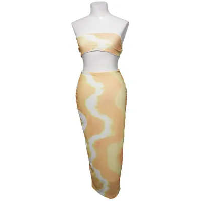 Set (Yellow, Orange, White) from Angelica Blick x NA-KD Elastane, Polyester