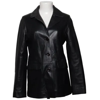 Leather blazer (Black) from Vivaldi Leather