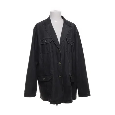 Denim jacket (Gray) from NKD Cotton, Elastane, Polyester