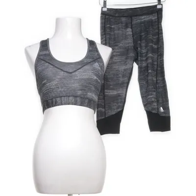 Sportswear set (Gray) from Adidas Elastane, Polyester