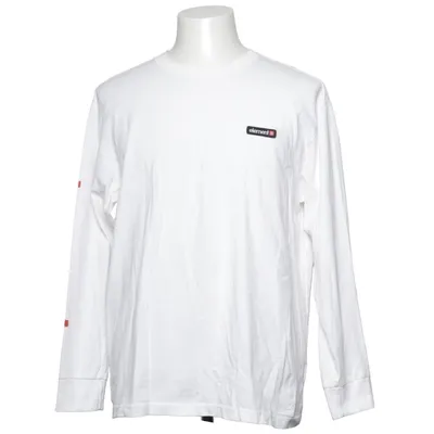 T-shirt à manches longues (Blanc, Rouge) de Element Coton