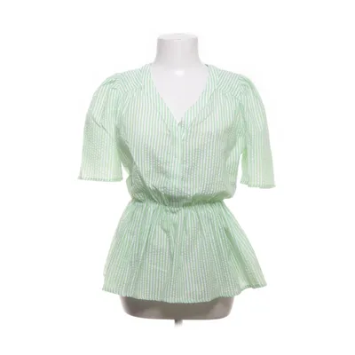 Peplum top (Green, White) from A View Cotton, Polyester