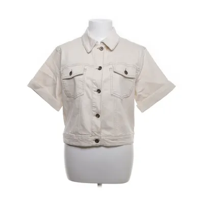 Jeansväst (Vit) från Mos Mosh Bomull, Elastan