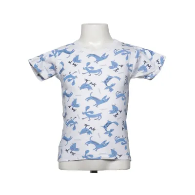 T-shirt (Wit, Blauw) van Petit Bateau Katoen
