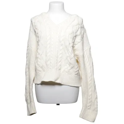 Pull-over (Blanc) de Jeanasis Acrylique, Coton