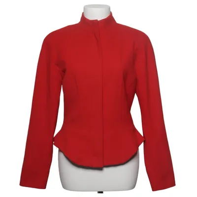 Jakke (Rød) fra Aust Polyester, Viscose