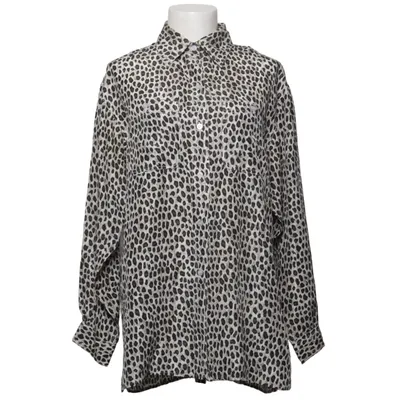 Blus (Vit, Svart, Grön) från Addera Silke