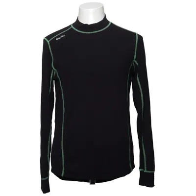 Unterziehshirt (Schwarz, Grün) von Walking Bambus, Elasthan