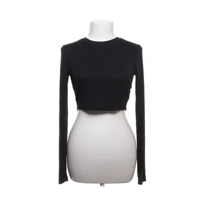 Crop top (Zwart) van NA-KD Polyester, Viscose