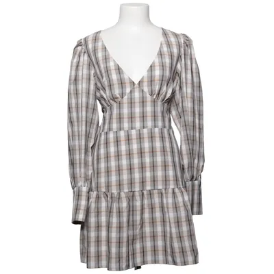 Dress (White, Brown, Gray) from Fashion Union