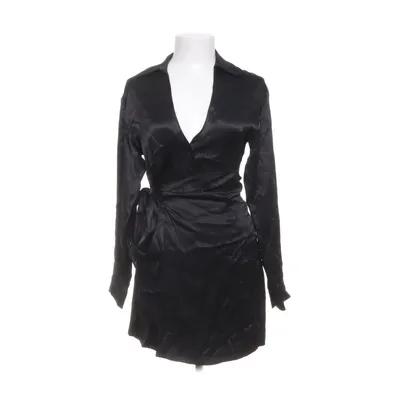 Skjortklänning (Svart) från Zara Elastan, Viskos