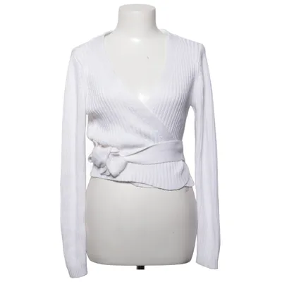 Wrap cardigan (White) from NA-KD Reborn Acrylic, Cotton