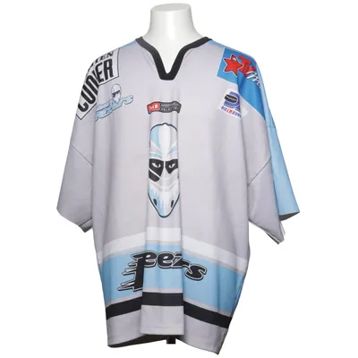 Hockey jersey (Gray, Blue) from The Shirt Company Polyester
