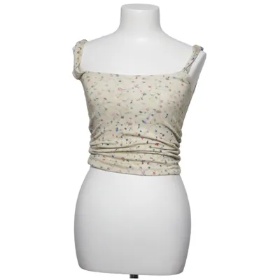 Tank Top (Beige, Multicolored) from Siedres Elastane, Polyester, Viscose