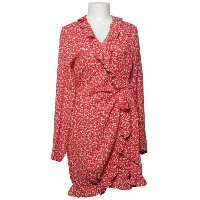 Robe portefeuille (Rouge, Blanc) de Amelie & Me Polyester
