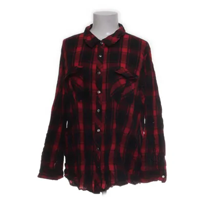 Flannel skjorte (Rød, Sort) fra Janina Bomuld, Uld