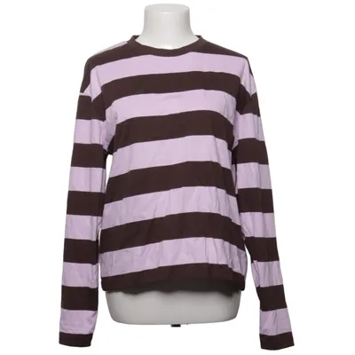 Langærmet t-shirt (Brun, Lilla) fra Zeeman Bomuld
