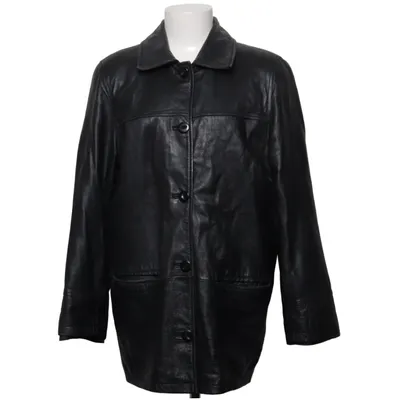 Leather jacket (Black) from Vunic Leather, Polyester