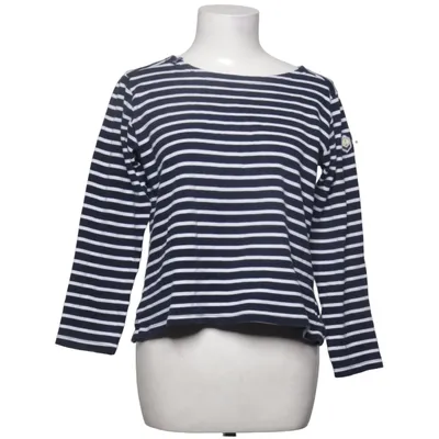 Lange mouwen shirt (Blauw, Wit) van Voile Bleue Katoen