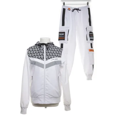 Outer wear (White, Black) from Black Squad Polyester