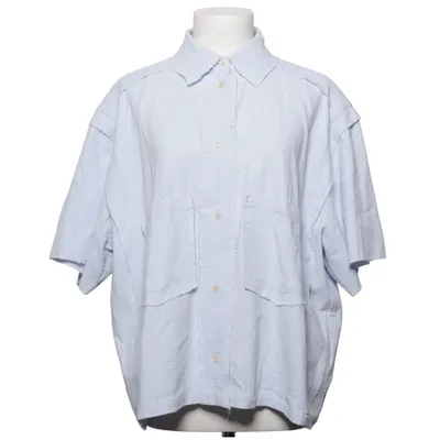 Short sleeve shirt (Blue) from Henrik Vibskov Elastane, Polyester, Viscose