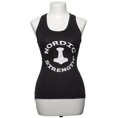 Sport tanktop (Zwart) van Nordic Strength Katoen, Polyester