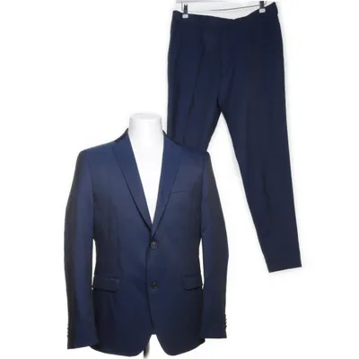 Kostym (Blå) från s.Oliver Polyester, Ull, Viskos