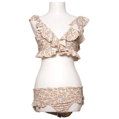 Bikini (Beige, Flerfärgad) från Konges Sløjd Elastan, Återvunnen polyester
