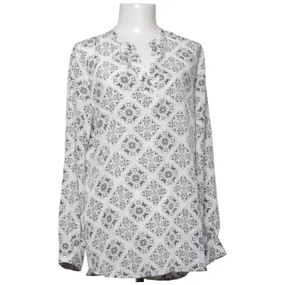 Bluse (Hvid, Sort) fra New York & Company Polyester