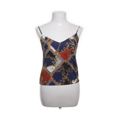 Crop top (Blauw, Meerkleurig) van Bershka
