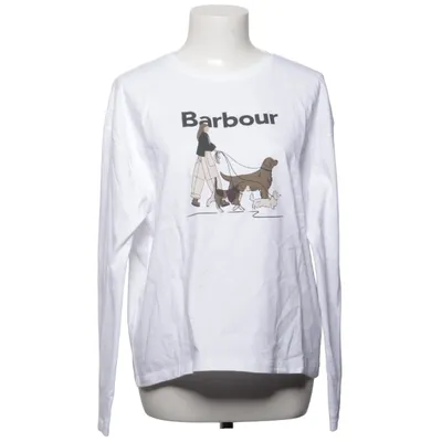 Långärmad t-shirt (Vit) från Barbour Bomull, Elastan