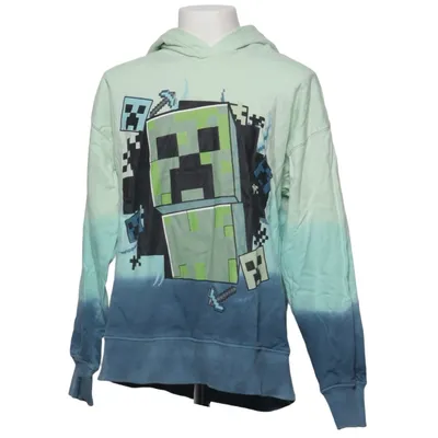 Huvtröja (Grön, Blå) från Minecraft Bomull