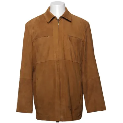 Läderjacka (Brun) från Larusso Skinn, Polyester