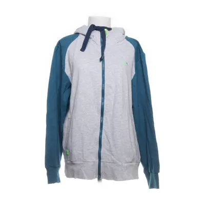 Hoodie (Gray, Blue) from Maui Sports Cotton, Polyester, Viscose