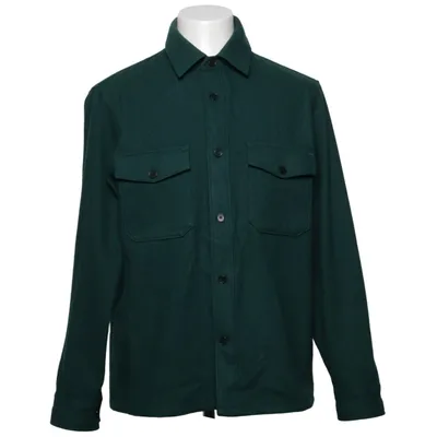 Skjortejakke (Grøn) fra Arket Kashmir, Polyamid, Polyester, Uld