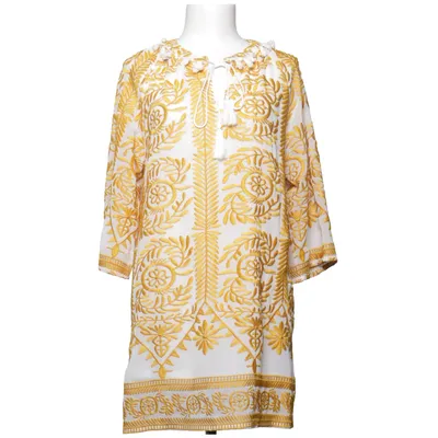 Kjole (Hvid, Gul) fra Lucy Wang Polyester