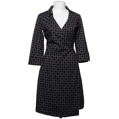 Robe portefeuille (Noir, Beige) de Flash Woman City Coton, Élasthane, Polyester