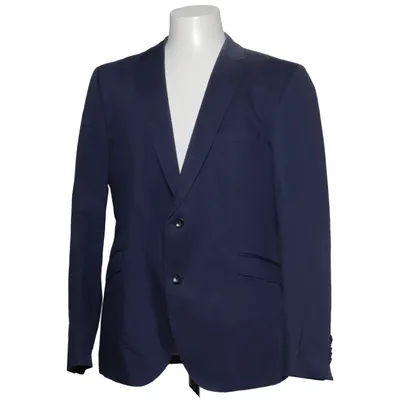 Blazer (Blue) from Strellson Cotton, Linen, Wool