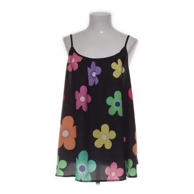 Tank Top (Black, Multicolored) from Shein Curve Elastane, Polyester