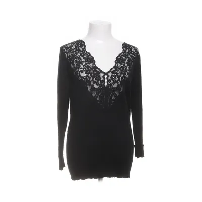 Lange mouwen shirt (Zwart) van Sandro Katoen, Polyamide, Wol