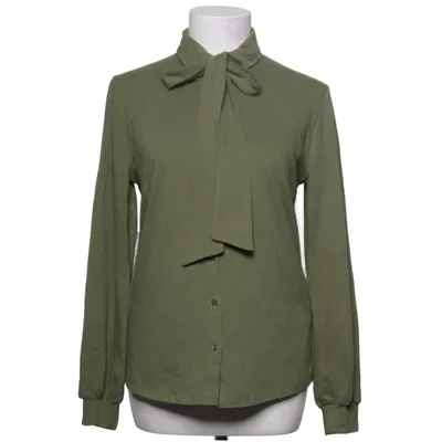 Pussy bow blouse (Green) from River Woods Cotton, Elastane