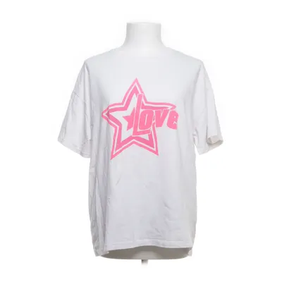 T-shirt (Wit, Roze) van Eighty 9 Katoen, Elastaan