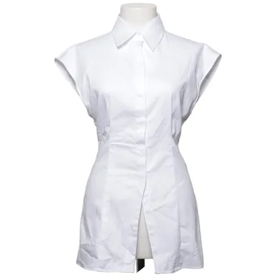Topp (Vit) från Selected Elastan, Ekologisk bomull, Polyester