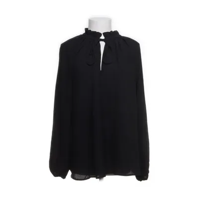 Knytblus (Svart) från H&M Polyester