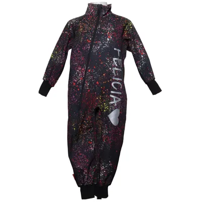 Overall (Black, Multicolored) from iELM Polyester