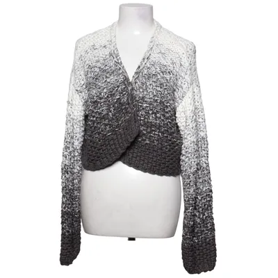 Cardigan (Grå, Hvid) fra Urban Outfitters Akryl, Bomuld
