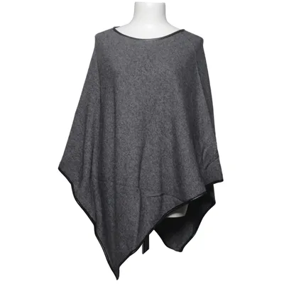 Poncho (Gray) from Repeat Cashmere, Wool